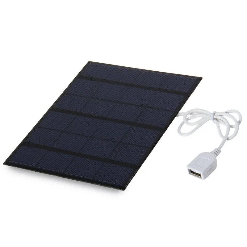 Solar com Usb Carregar o Telefone China Fábrica Painel Pode Móvel 3.5w Coletores solares