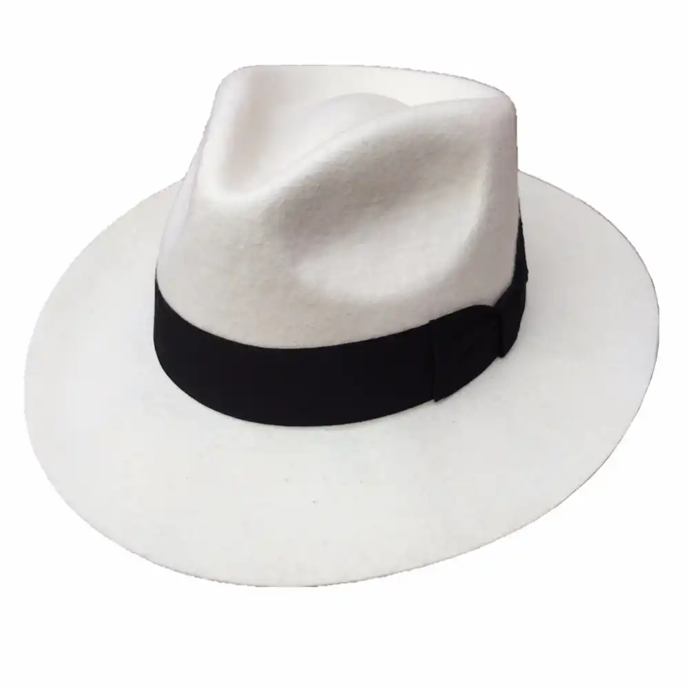 Classic Men's Wool Felt Godfather Fedora Hat Gangster Mobster Michael ...