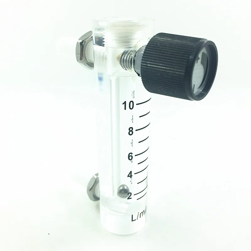 LZQ-3 0-5LPM Durchflussmesser Luft m/ Regelventil für Sauerstoffkonzentrator 