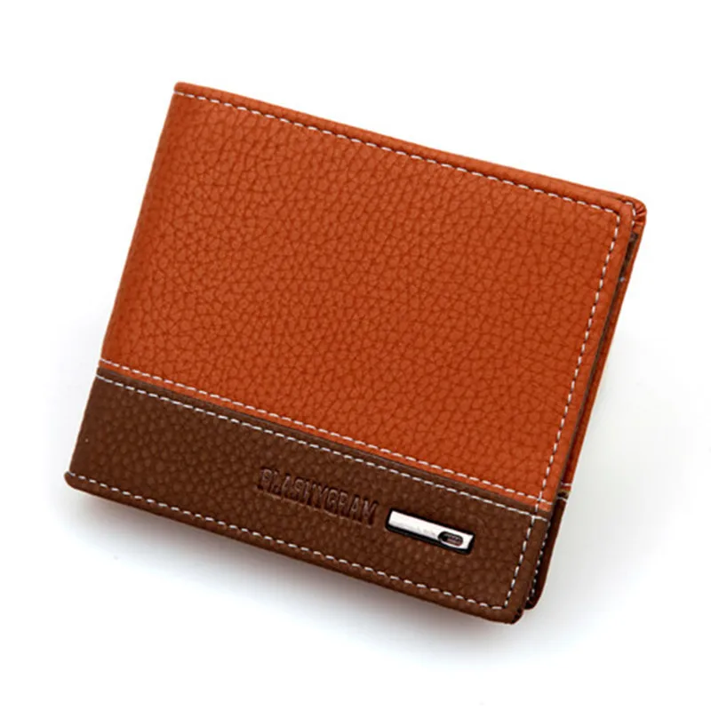 Men Wallets Small Wallet fashion Men Money Purse Coin Bag Zipper Short Male Wallet Card Holder Slim Purse Money Wallet 182q