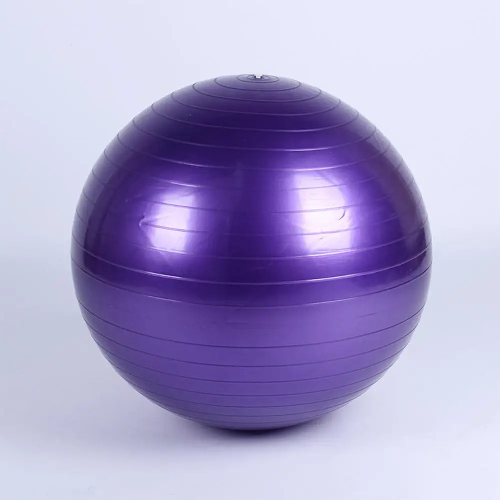 55/65/75/85 cm йога мяч для упражнений для гимнастики и фитнеса мяч для пилатеса ПВХ утолщаются на баланс развивающая тренажерный зал в помещении фитнес-фитнес Йога фитбол - Цвет: 55CM Purple
