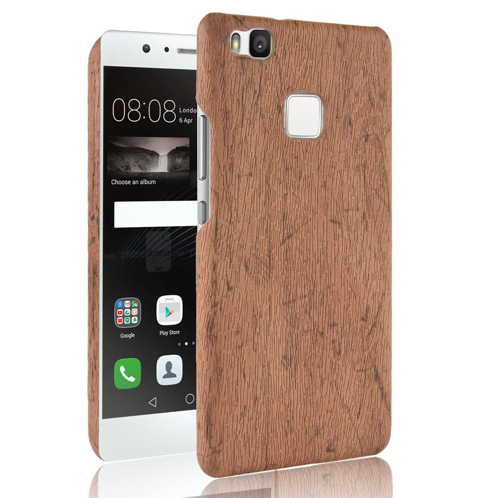 P9 Lite 2016 Woodern Retro Leather Shell Luxury Case For Huawei Cover Skin Shockproof Hard On Phone Cases Funda Bag |