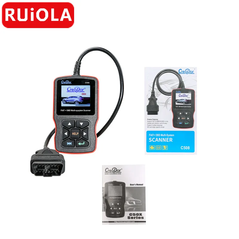 

Creator C508 OBDII/EOBD Multi-System Scanner for FIAT/for Alfa/for Abrath/for Lancia Airbag/for ABS Scan Tool