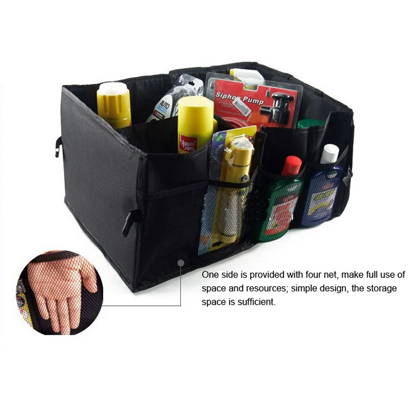 Folding Car Storage Box Trunk Bag Vehicle Toolbox Multi-use Tools Organizer the Bag in the Trunk of Cars for Car Styling