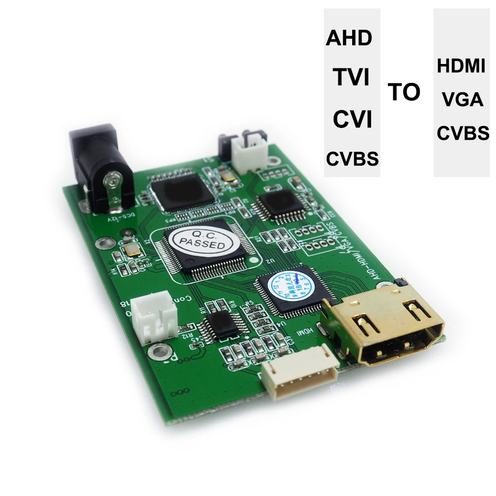 AHD41 4-в-1 HD видео сигнальный преобразователь доска AHD TVI CVI CVBS сигнал к HDMI VGA CVBS сигнальный преобразователь доска AHD41