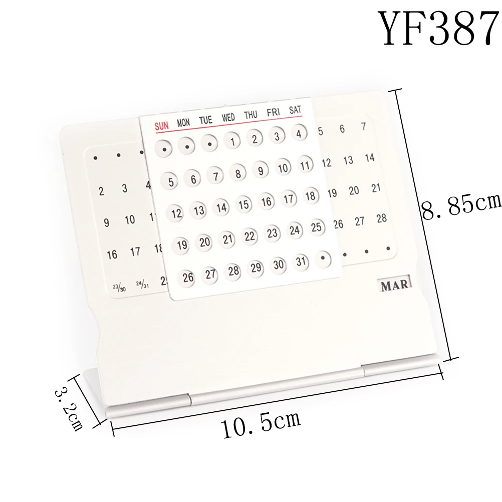 Новое поступление скидки уникальный постоянный вечный календарь офисные принадлежности - Цвет: YF387