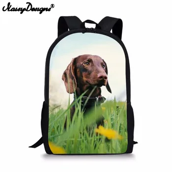

Kid School backpack Bag Dachshund Pets Print Costom For Girls Boys Bookbags Fashion Male Female Daily Shoulder Travel Laptop Bag