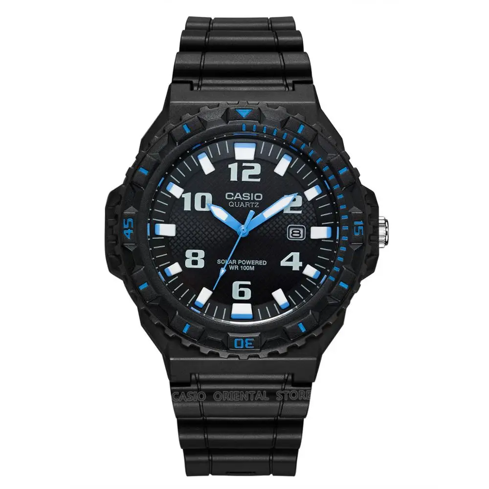 Casio watch arrviel часы мужчины водонепроницаемый кварцевые часы световой смолы mrw-s300 relogio masculino часы - Цвет: MRW-S300H-1B2