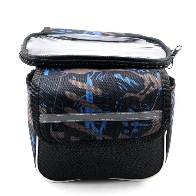 Discount Bike Frame Bag with Lid Cycling Trunk Bag Multifunction Double Side for MTB Road Bicycle iphone samsung Holder Pannier Bicicleta 1