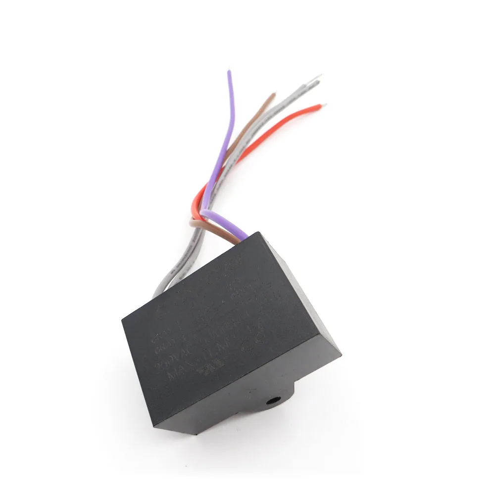 CBB61 5 мкФ + 6 250V проводов конденсатор моторного двигателя Электрический вентилятор