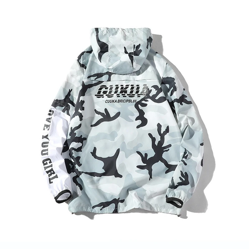 Camouflage Summer Casual Jacket Men Women Streetwear Hiphop Sun Windbreaker Jacket Men Fashion Plus Size Tracksuit Hoodie Jacket Camouflage Summer Casual Jacket Men Women Streetwear Hiphop Sun Windbreaker Jacket Men Fashion Plus Size Tracksuit Hoodie Jacket