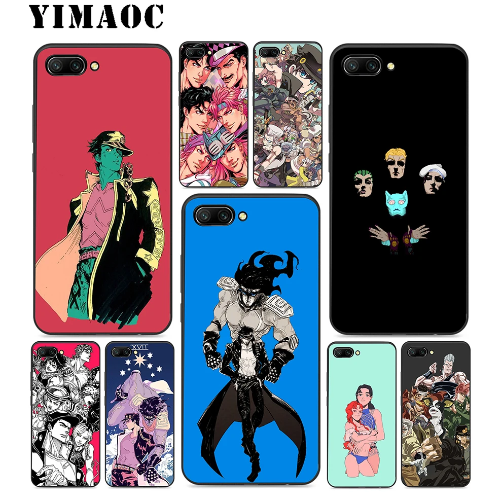 Imaoc JoJo необычный аниме Мягкий силиконовый чехол для huawei Honor mate 10 P20 P10 P9 P8 P Smart Y6 6A 7A 7X