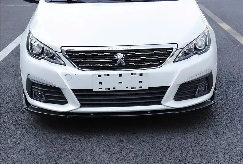 Для peugeot 308 передний бампер диффузор протектор подходит peugeot 308 средства ухода за кожей Комплект Задний бампер автомобиля Лопата для заднего спойлера