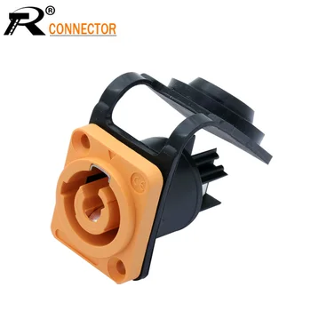 

Waterproof 3PIN PowerCON Panel Mount Jack Socket NAC3FCA+NAC3MPA-1 Chassis Plug Panel Adapter Professional Speaker Connector