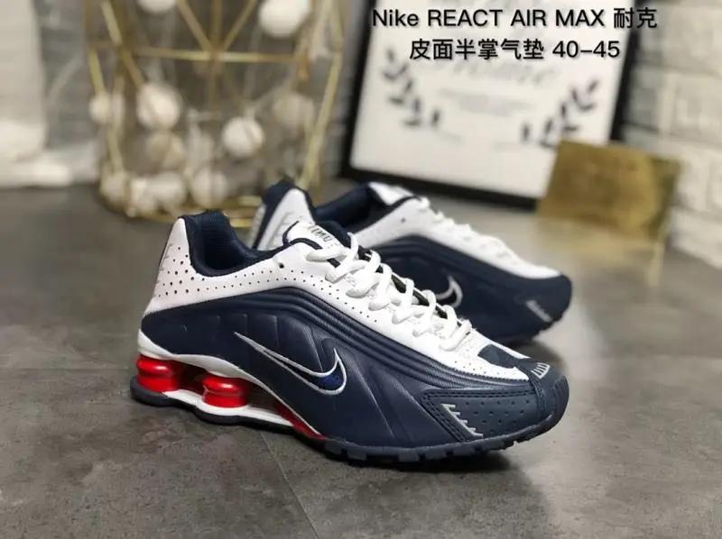 Новое поступление Оригинальная продукция Nike SHOX R4 REACTAlRMAX Для мужчин дышащие кроссовки открытый спортивная обувь 40-45