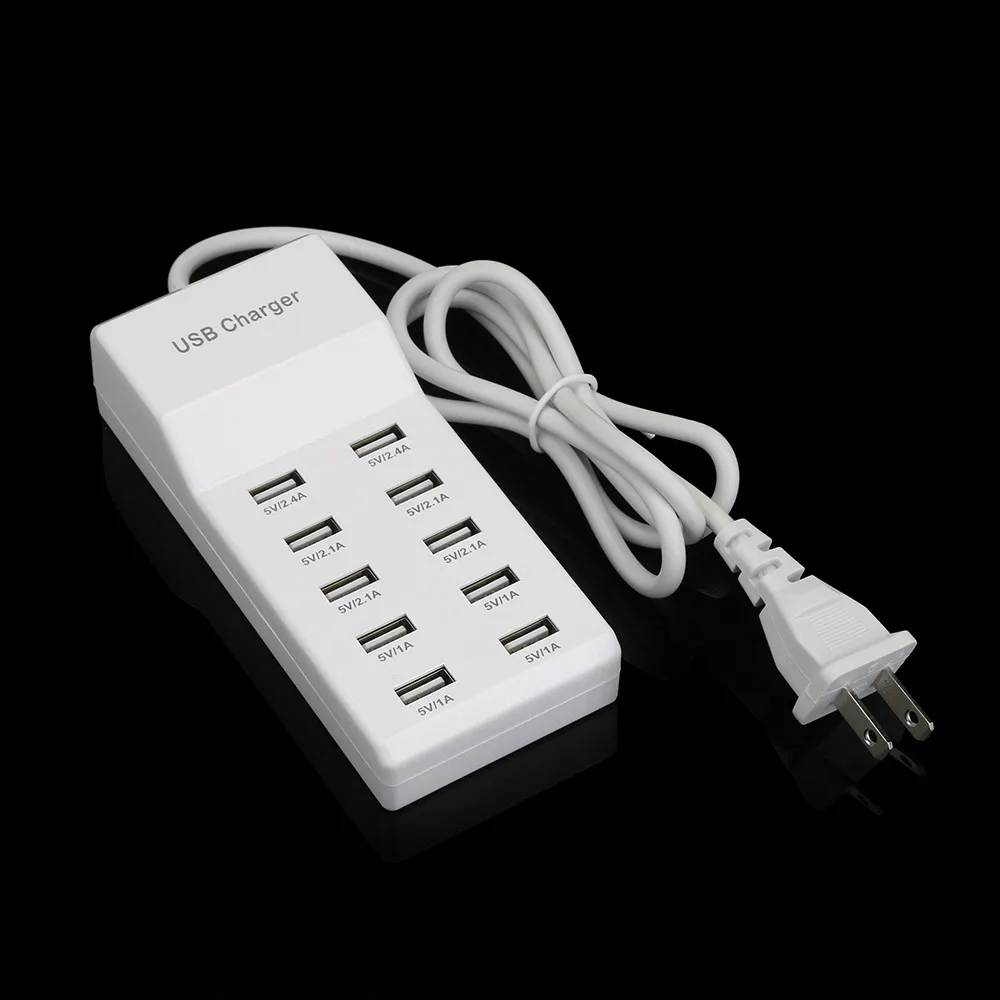 Универсальное 10 портов USB настенное зарядное устройство адаптер питания для путешествий зарядная станция быстрое зарядное устройство Cargadores De Celular