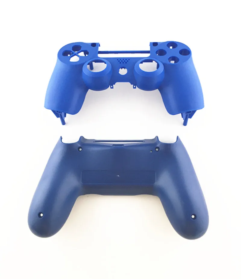 PS4 Pro 4,0 контроллер JDS040 JDM-040 V2 передний задний жесткий пластиковый верхний корпус чехол для Playstation 4 pro Gen 2 геймпад - Цвет: Blue Front back