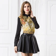 

2018 Plain Faux Leather Skirt Black Mid Waist Ball Gown Hot PU Skirt Women Elegant Sheath Avove Knee Mini Skirt for Sexy & Club