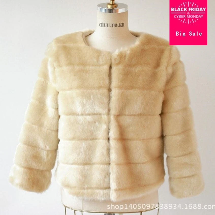 

2023 autumn and winter new Korean faux fur women imitation hawk fur coat jacket thicker warm coat wj681 free shipping