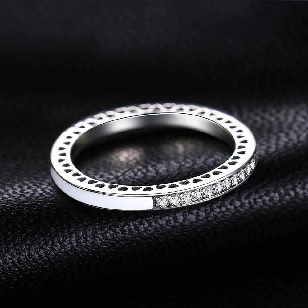 Jewelrypalace 925 Sterling Silver Rings Glitter Cubic Zirconia Channel Set Ring Gifts For Her Anniversary Fashion Jewelry