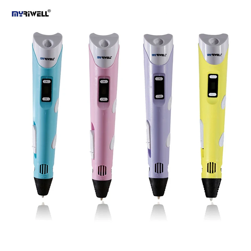 Myriwell 3D Ручка lcd Рисование печать ручки 3d волшебная ручка с ABS филаментное