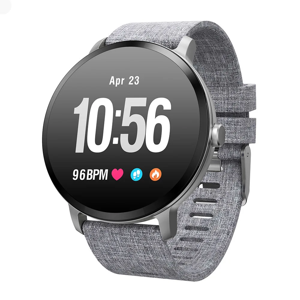 

1.3 Inch Large Round Screen Smart Watch IP67 Waterproof Activity Fitness Tracker Heart Rate BP Monitor Men Women Elderly People