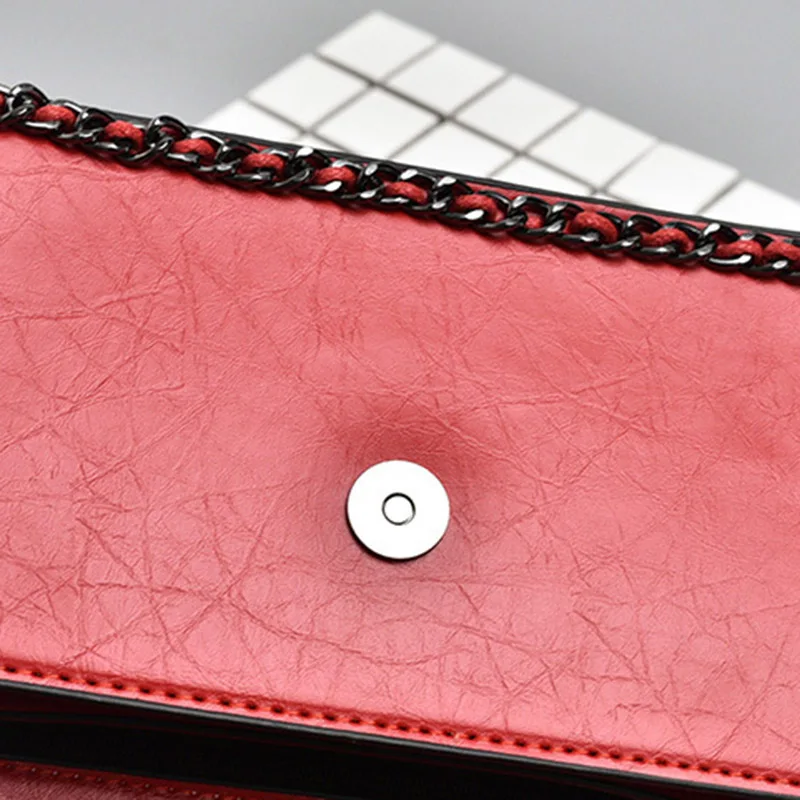 2018 Women Fashion Chain Flap Shoulder Bag Autumn Hot Female INS Popular Handbag Ladies Mini Vacation Crossbody PU BolsaSS3457 (11)