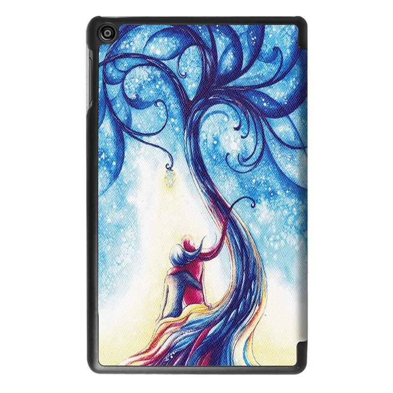 

2017 Folding Stand Leather Case Cover For Amazon Kindle Fire HD 8 8inch 2017 Tablet A8