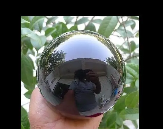 

fa88004309039<<<+HOT SELL NATURAL OBSIDIAN POLISHED BLACK SPHERE BALL 99MM +STAND