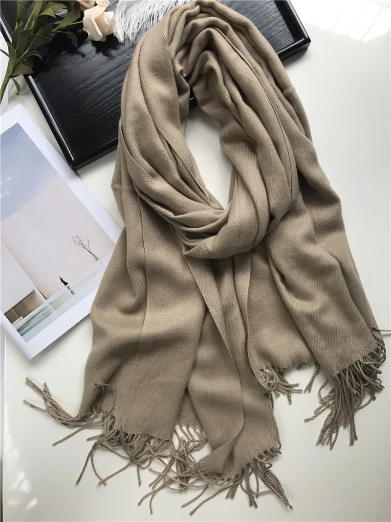 New Men Scarf Unisex Thick Warm Winter Scarves Cashmere Scarf Black and Gray Gentleman's Bussiness Scarves