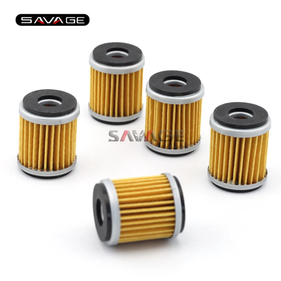 

5pcs Motorcycle Accessories Oil Filters For YAMAHA WR250 WR250R WR250X XT250 YZ250