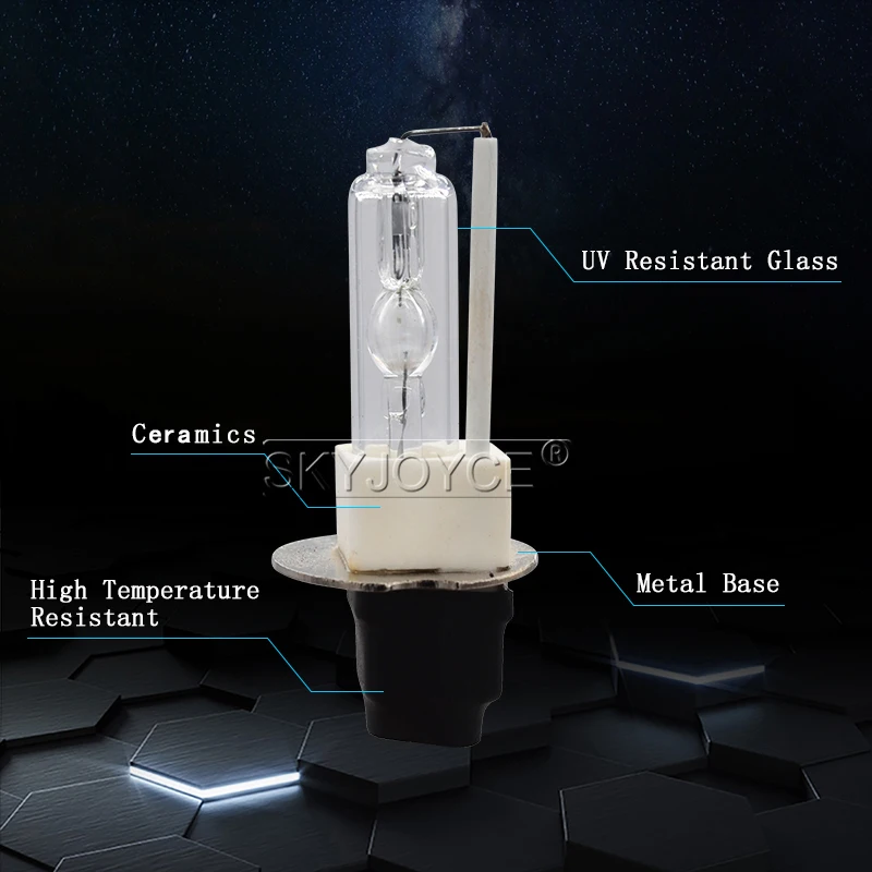 SKYJOYCE 12 в 35 Вт AC HID Xenon набор для преобразования тонкий балласт керамика HID ксеноновая лампа H3C 3000K 4300K 6000K 8000K комплект автомобильных фар