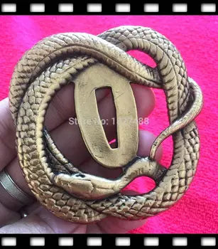 

Handmade Copper Tsuba Katana Accessory Handguard For Japanese Sword Wakizashi W/Snake Desing