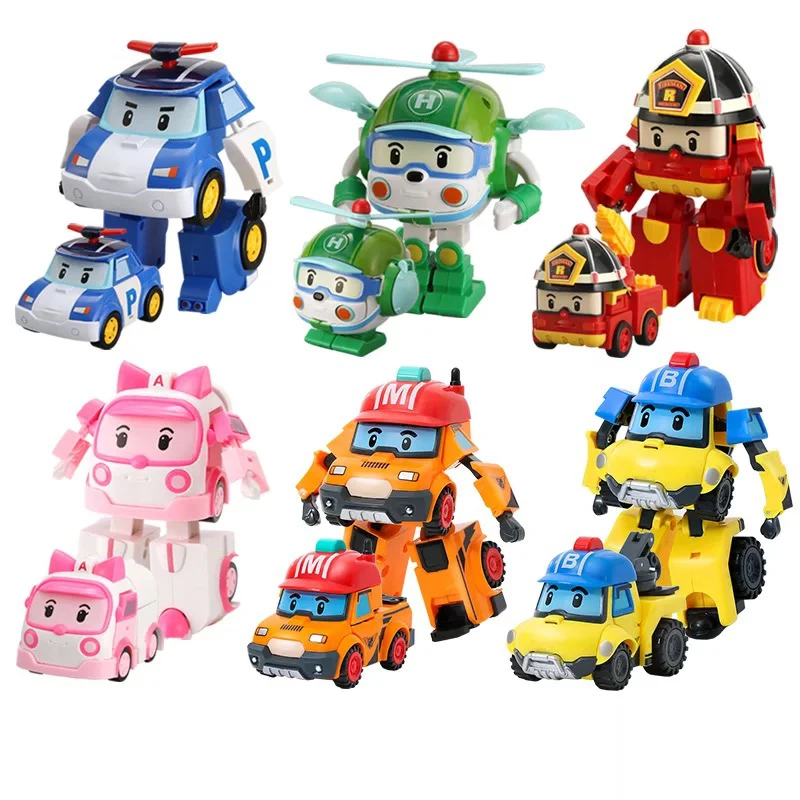 Details about   Robocar Kid Toys Poli Transformation Robot Action Figure Toys For Children Gift 