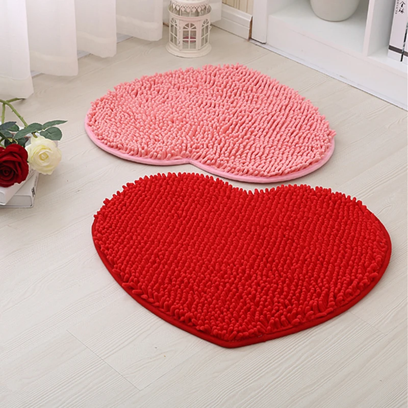 1 pz home decor soffici 4050 cm amore a forma di cuore antiscivolo bath