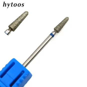 

HYTOOS Diamond Nail Drill Bit 3/32" Rotary Burr Cuticle Clean Manicure Cutters Drill Accessories Nail Mills-L0310D