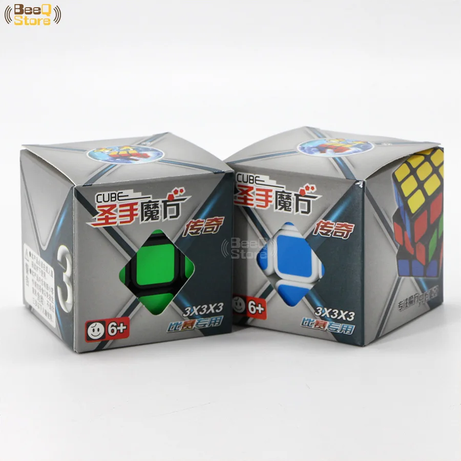 Shengshou Ledgen Magic Cube 3x3x3 3 слоя 56 мм головоломки Профессиональный Скорость Cube 3x3 черный Стикеры развивающая игрушка для малыша