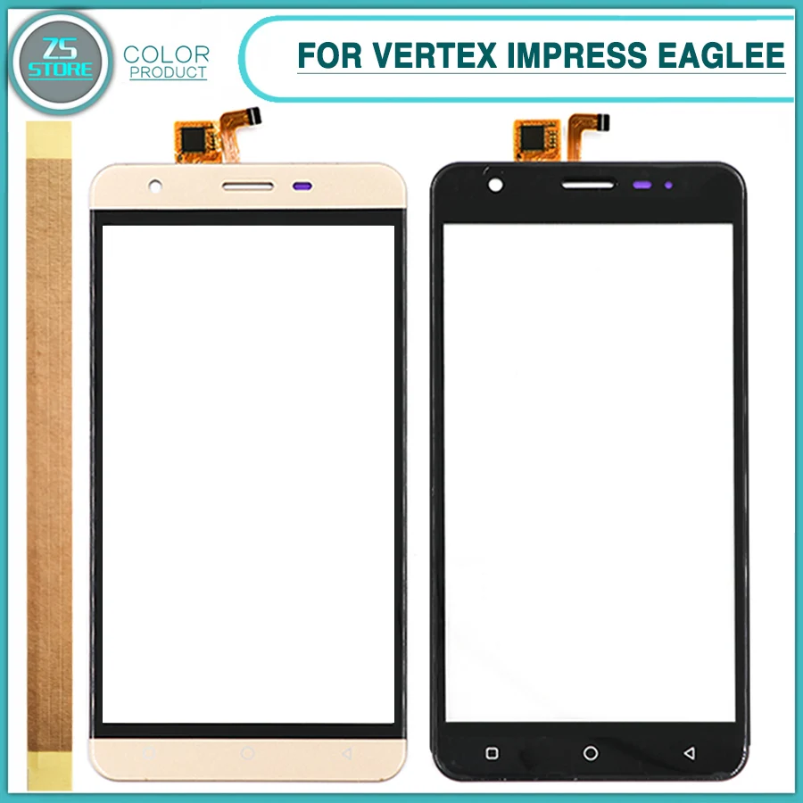 

new Eagle TouchScreen For Vertex Impress Eagle Touch screen Panel Digitizer Sensor Front Outer Glass Lens