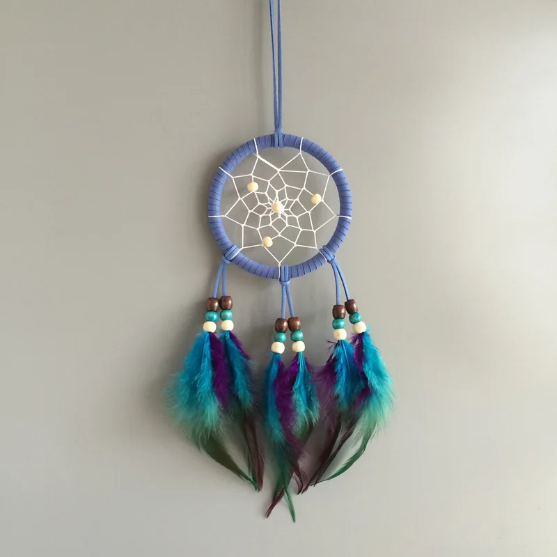Handmade Feather Weave Dream Catcher Wind Chimes Indian Pendant Dreamcatcher Child Room Decor Bed Hanging Decoration Handmade Feather Weave Dream Catcher Wind Chimes Indian Pendant Dreamcatcher Child Room Decor Bed Hanging Decoration