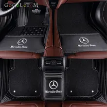 Пользовательские автомобильные коврики для Mercedes Benz все модели E C GLA GLE GL CLA ML GLK CLS S R A B CLK SLK G GLS GLC vito viano