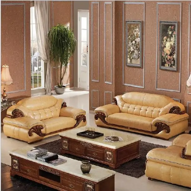 Современный кожаный диван для гостиной Европейский секционный 0533|sofa furniture|sofa