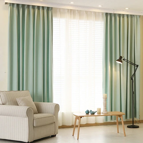 Dsinterior однотонный цвет блекаут шторы для окна спальни или гостиной - Цвет: color 6
