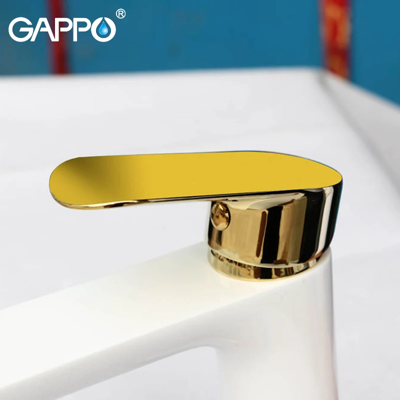 GAPPO смеситель для раковины, Золотой смеситель для раковины, кран для раковины, смеситель для воды, смеситель для умывальника, кран, палубные краны