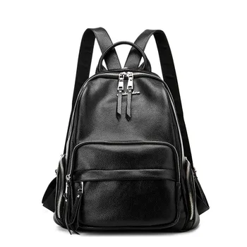 

Women's Backpacks Leather Female Backpack Women Schoolbag For Girls Large Capacity Shoulder Travel Mochila Bolsa