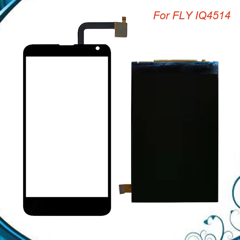 

5.0" For FLY IQ4514 IQ 4514 LCD Display+Touch Screen High Quality free shipping IN Stock