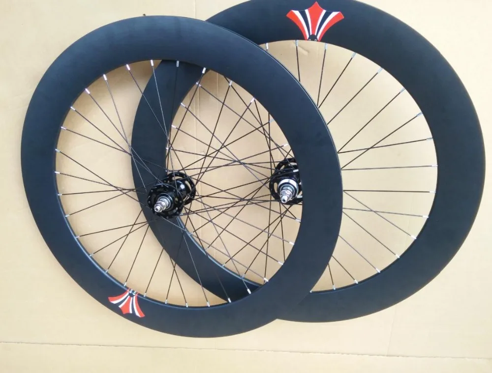 700C*23 Fixed gear bicycle wheels 2 bearings hubs 70mm 700C*23 tires