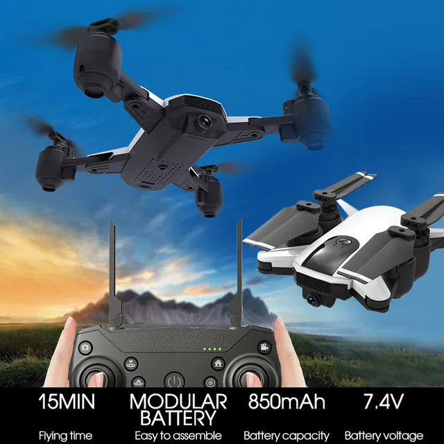 $US $86.18 SHRC H1G Intelligent Foldable Uav WiFi FPV GPS 720P HD Camera 300-Meter Flight Distance Headless Mo