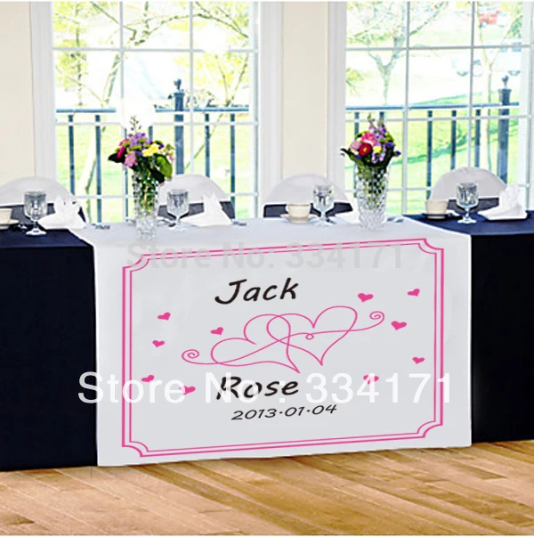 New Arrival Personalized Wedding Reception Table Runner More