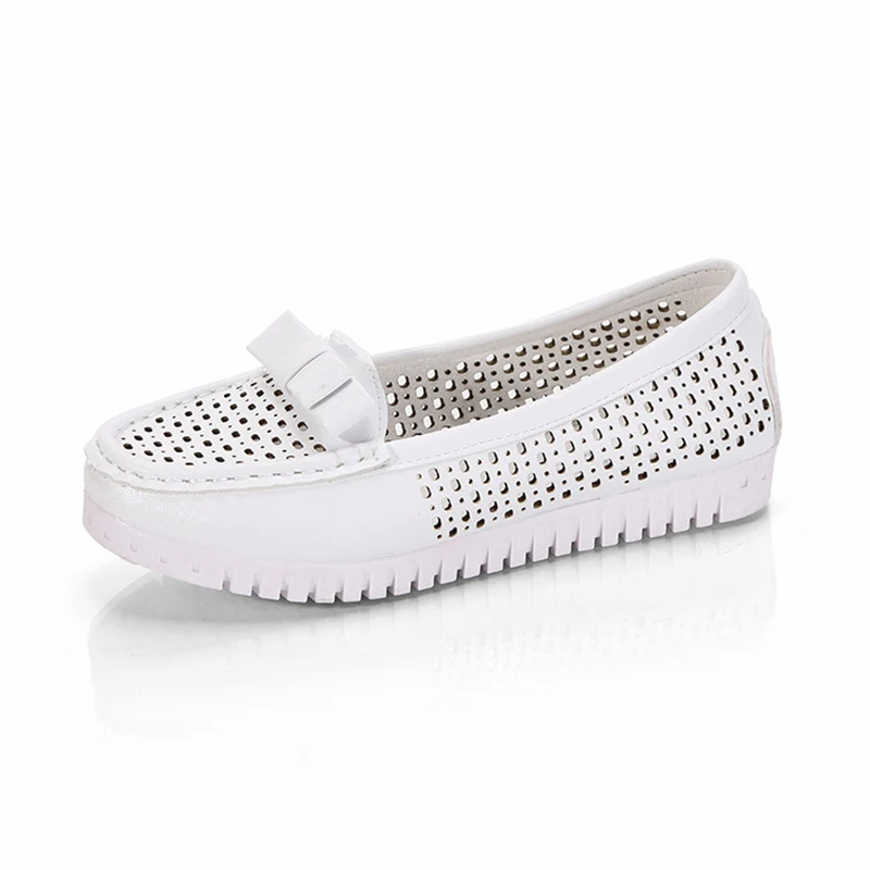 

2018 Women Shoes Hollow out Pointed Toe Oxford Shoes for Women spring autumn butterfly-knot Casual Flats Slip on