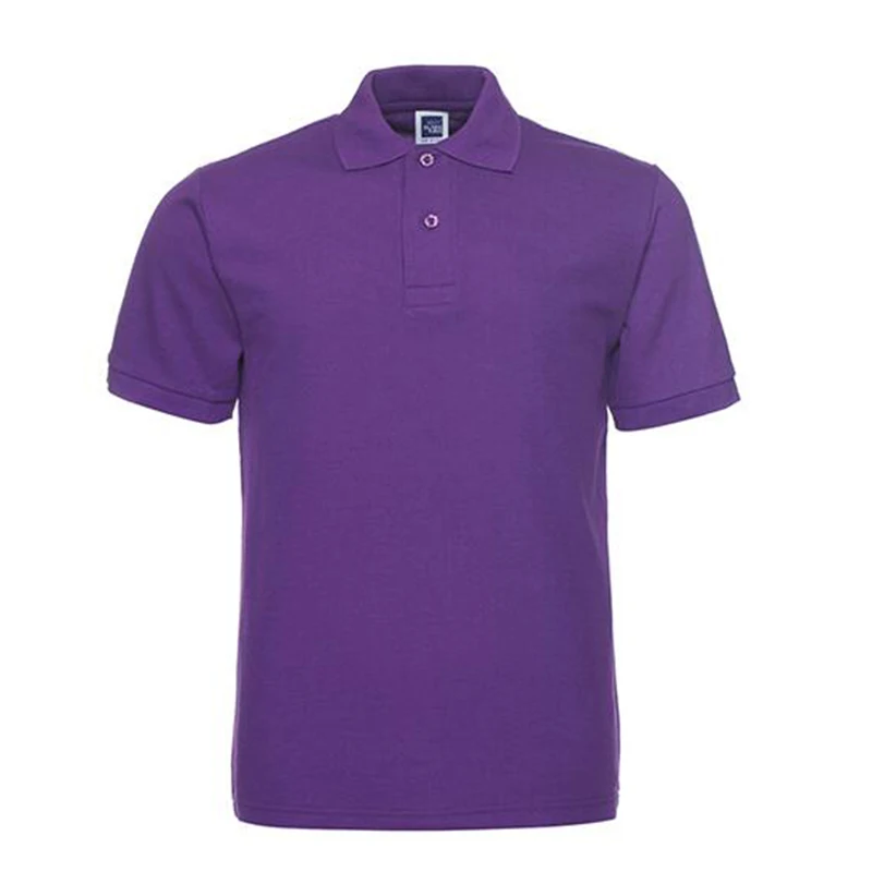 Брендовая одежда, мужские рубашки поло, мужские хлопковые рубашки поло с коротким рукавом, повседневная Однотонная рубашка Camisa Polo, высокое качество, XS-3XL